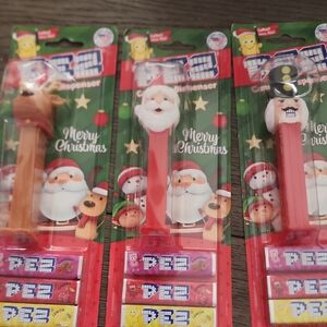 Christmas Pez Dispenser Set Of 3